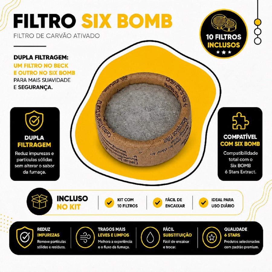 Filtro para Six BOMB