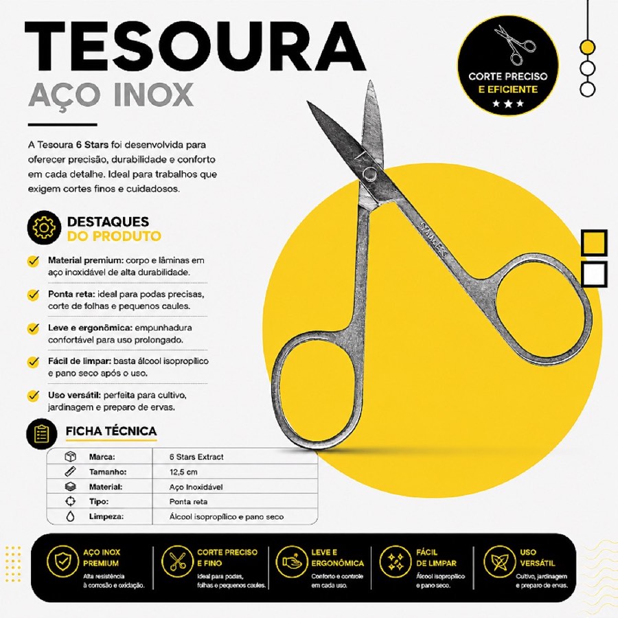 Tesoura Aço Inox