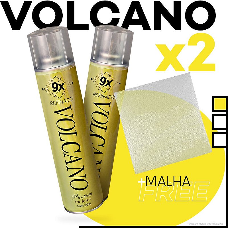Volcano Premium (2 unid) + Malha Aço Inox (free)